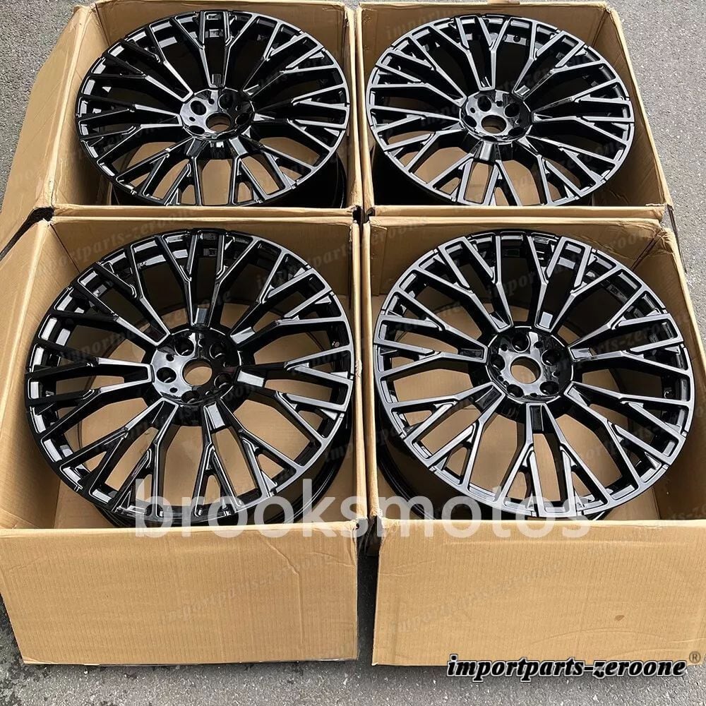 21インチ 新品グロス ブラック スタイル ホイール 2019+ BMW X5 2020+ X6 745 適合 LI-2203