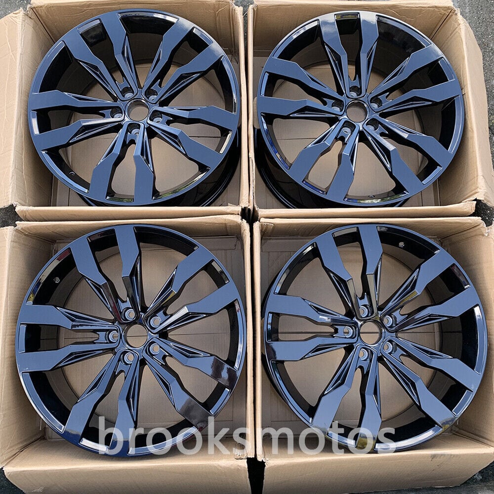 樂天商城 - 19インチ グロスブラックスタイルホイールVW TERMONT ティグアン L 19X8.5 オフセット 35 BRN-1148