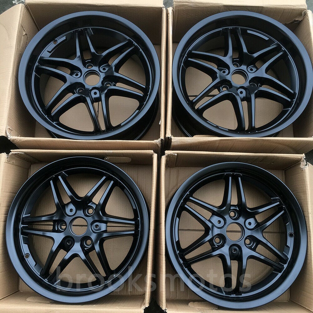 樂天商城 - 16インチ 17インチ B VII スタイル ホイール スマートフォート 3X112 サテンブラック フル BRN-1149