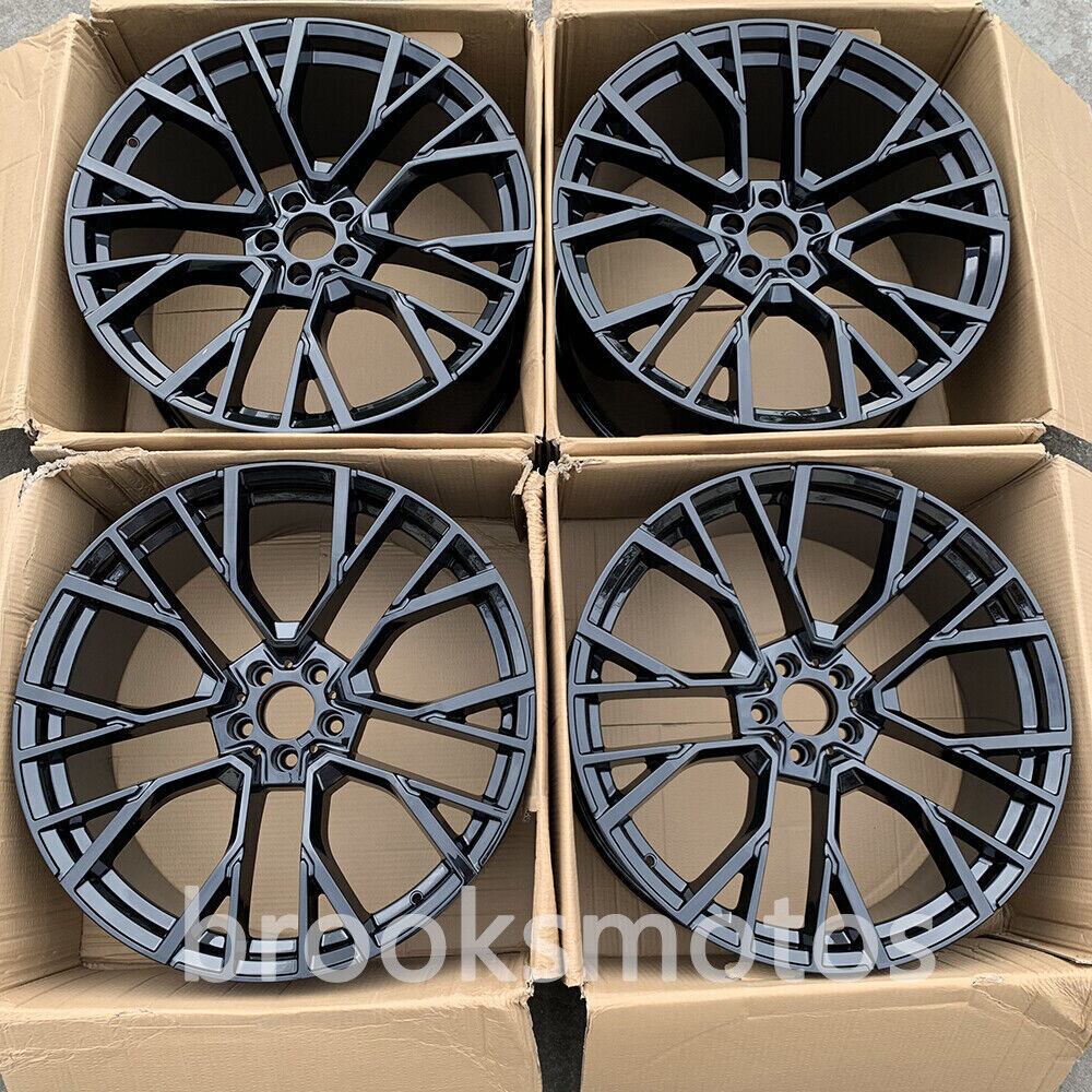 20インチ NEW グロスブラック スタイル ホイール 2019+ BMW G05 X5 5X112 20X9 オフセット 35 BRN-1252