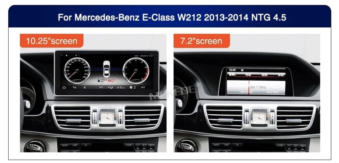 ベンツ　Eクラス　W212　13-14　アンドロイドナビ　DVD　4G　LTE　WIFI　GPS　日本語1409