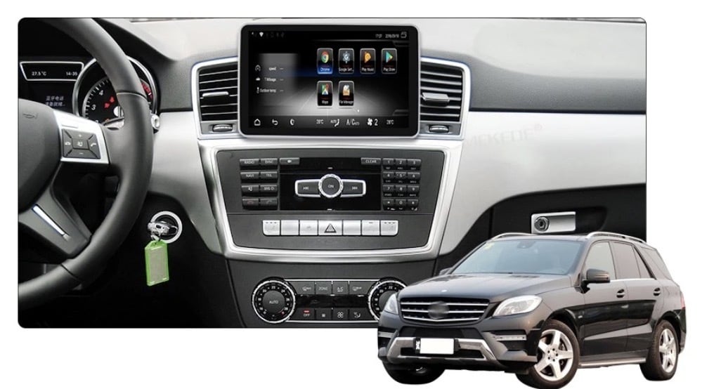 ベンツ　ML　W166　12−15　アンドロイドナビ　DVD　4G　LTE　WIFI　GPS　日本語1204