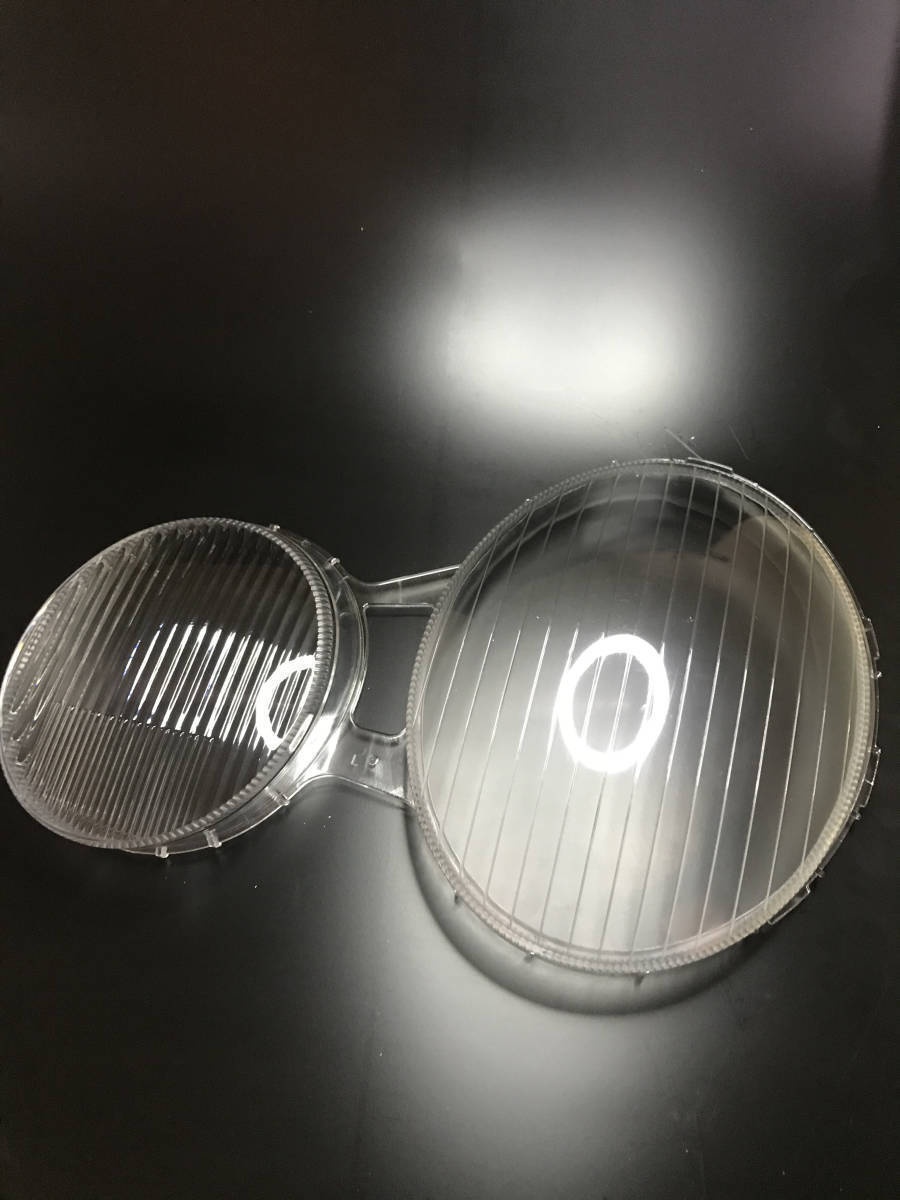 メルセデス・ベンツ Eクラス W210 ヘッドライト レンズ クリスタル＋花紋レンズ 前期用 新品 左右セッ..