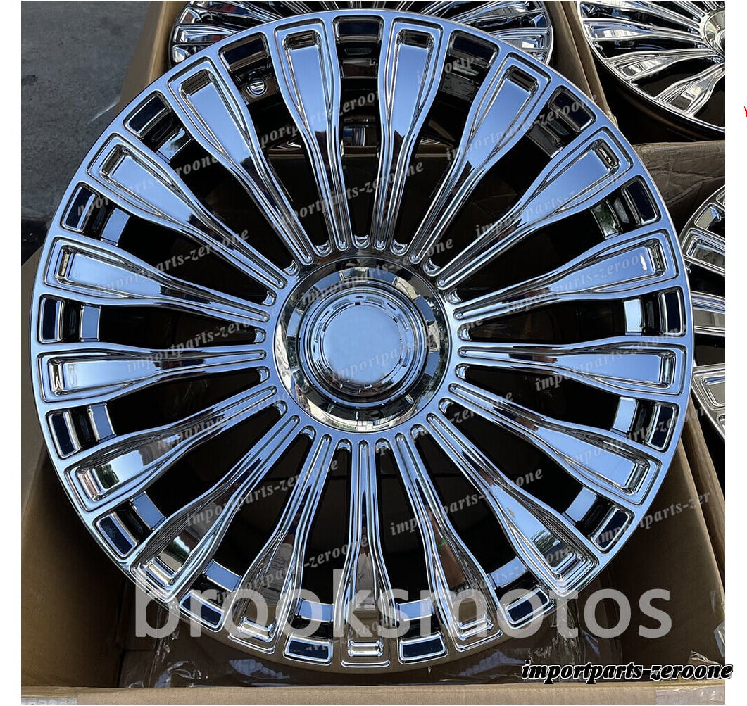 樂天商城 - アウディ A8 A8L 20x8.5 オフセット 32 20インチ 新品クロームスタイルホイール　-BRN-12080　鍛造　★
