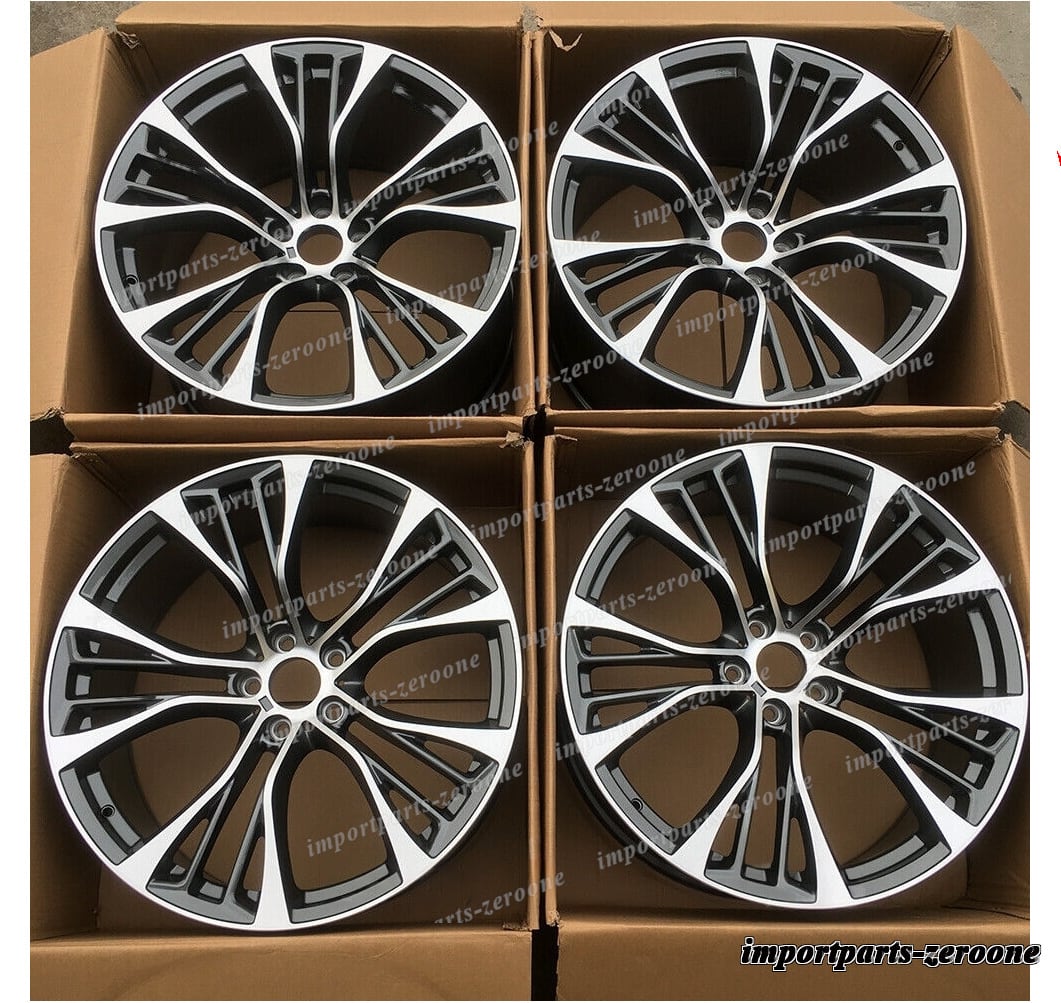 樂天商城 - 20インチ グレー スタイル ホイール 2008-2014 BMW 7 シリーズ 599 F01 02 04 4 個セット　-BRN-12101　鍛造　★