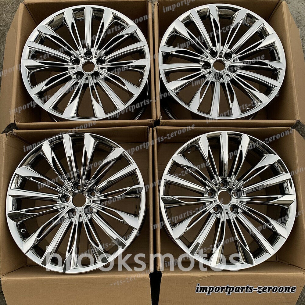 樂天商城 - 20インチ クローム STYLE ホイールセット 2016+ BMW 7 シリーズ 750LI G11 G12 20X8.5/10 　-BRN-1125　鍛造　★