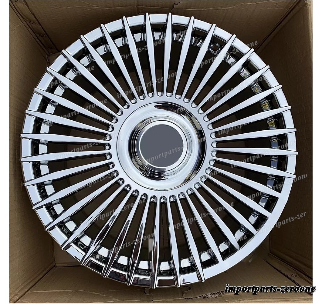 18インチ 36 スポーククローム スタイル ホイール メルセデスベンツ W140 S クラス 18x8.5 -BRN-12705 鍛造 ★