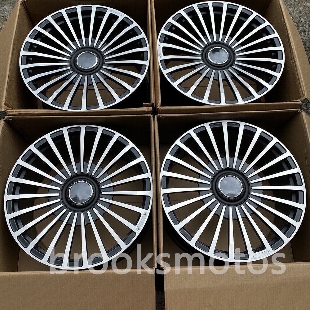 樂天商城 - 22インチ NEWブラックマルチスポーク鍛造ホイールメルセデスベンツW 222 sクラス BRN-1889