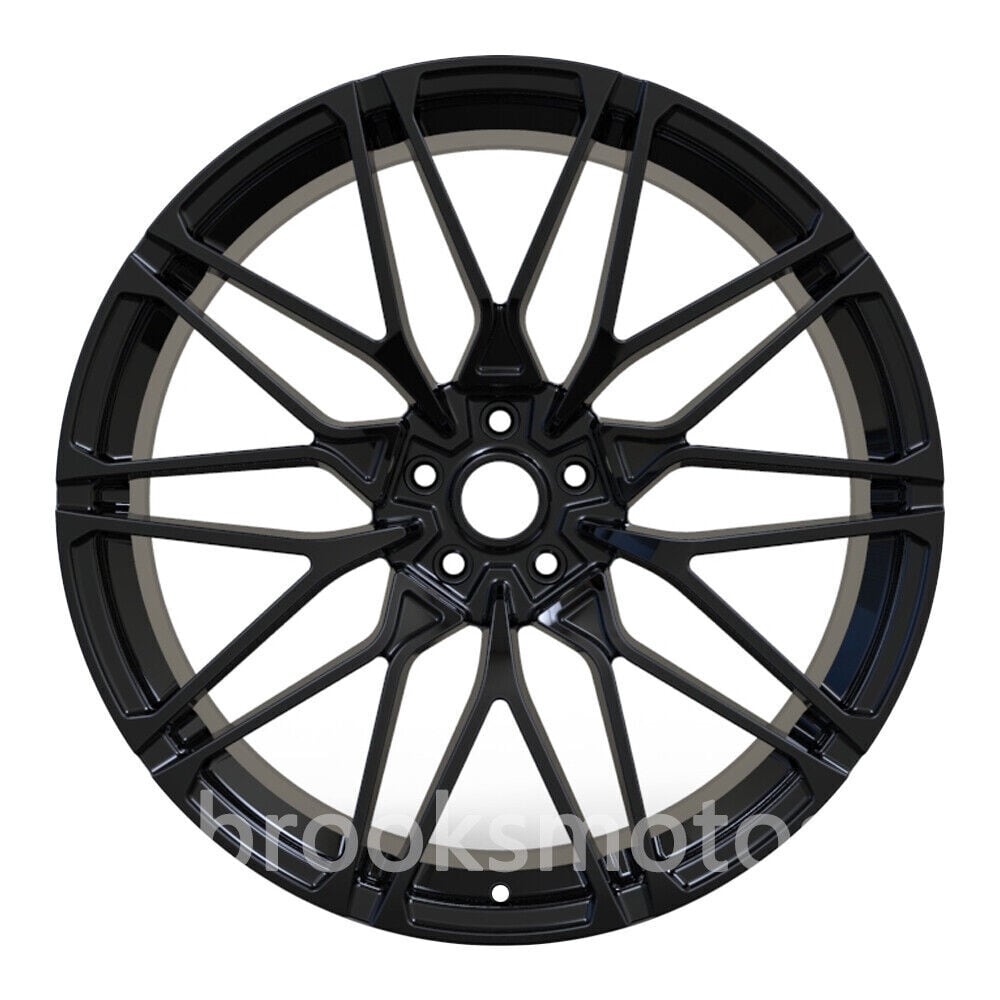 22インチ グロス ブラック スタイル 鍛造 ホイール BMW F91 F92 M8 22X9.5 22X11 BRN-1824