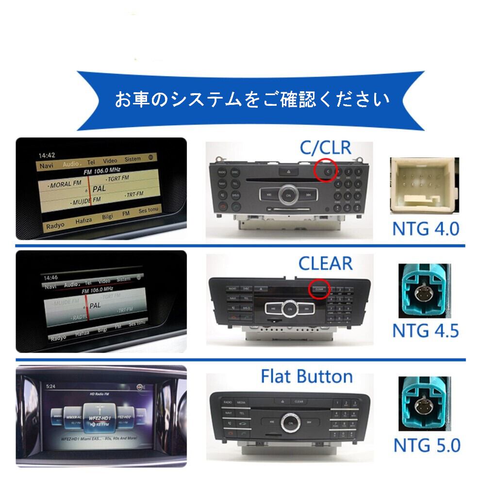 メルセデスベンツCLSクラスW218350 2011-2018 アンドロイドナビ　Android10　NTG 5.0 2014-2015