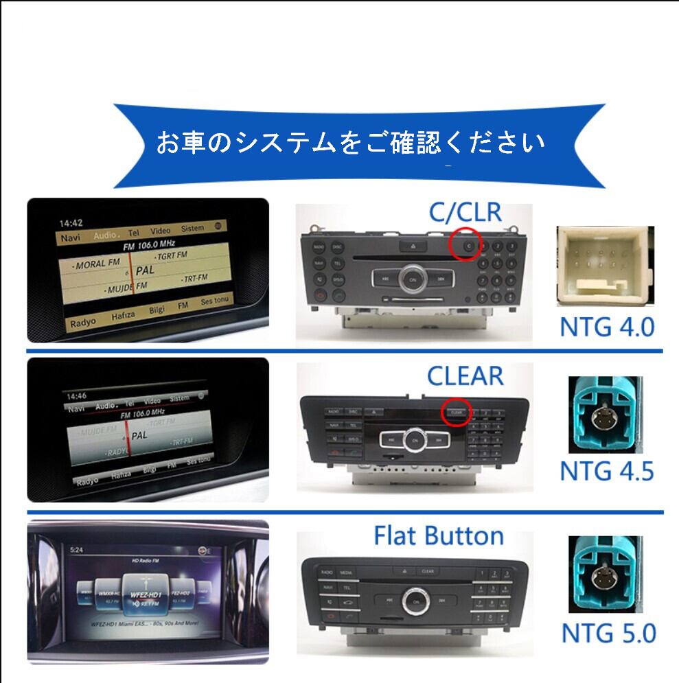 ベンツEクラスW207A207 2009-2015 アンドロイドナビ　Android10 NTG 4.5 右ハンド...