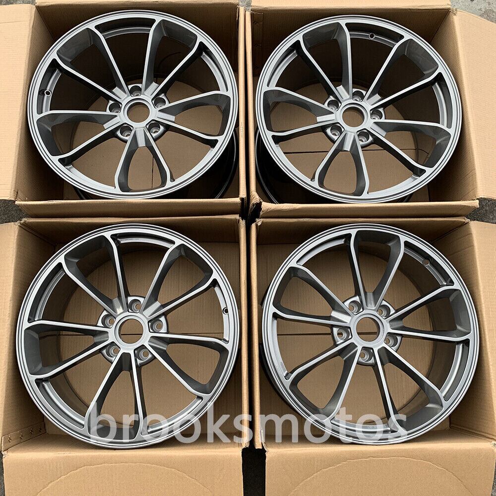 樂天商城 - 19インチ スタッグレイスタイル鍛造ホイールポルシェ 987 ケイマン 19X8.5 19X10 BRN-1682