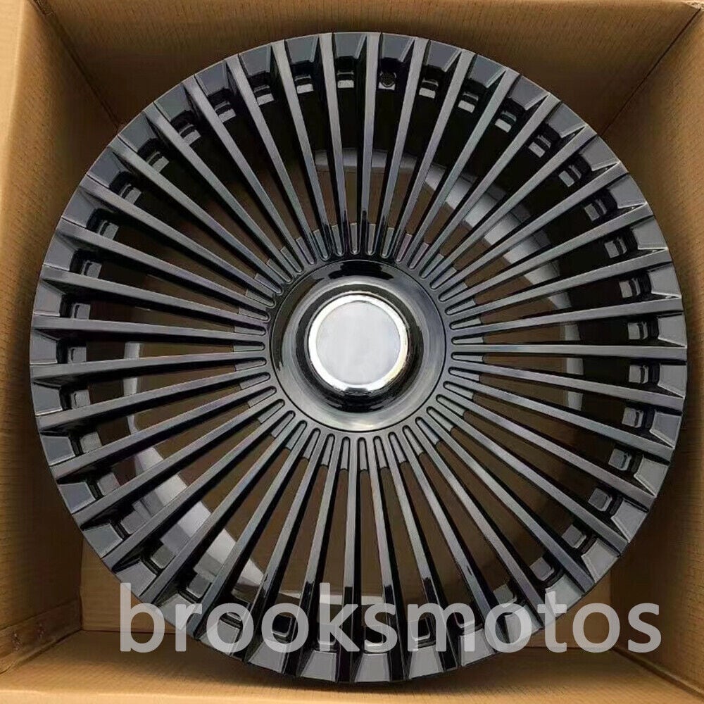 樂天商城 - 21インチ NEWグロスブラックスタイルホイール 21x10.5オフセット 42 5X112 66.6 4 本セット BRN-1663