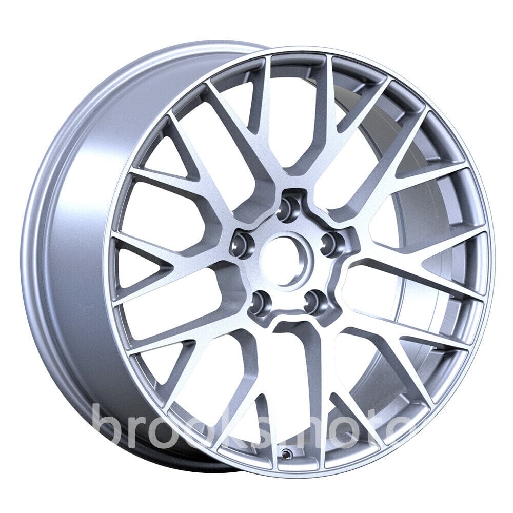2006-2016 ポルシェ　ケイマン 21X10 4 本セット 21インチ ハイパーシルバースタイルホイール BRN-1662