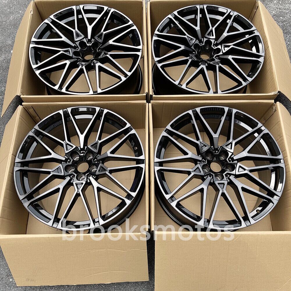 2019+ BMW G05 X5 2020+ G06 X6 818 22インチ ブラックコーティングスタイルホイール BRN-1633