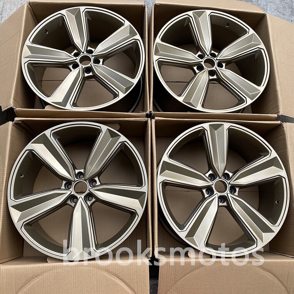 22インチ NEW ブロンズ ホイール アウディ A5 S5 A7 S7 RS7 A8 22X9.5 オフセット 30 BRN-1582