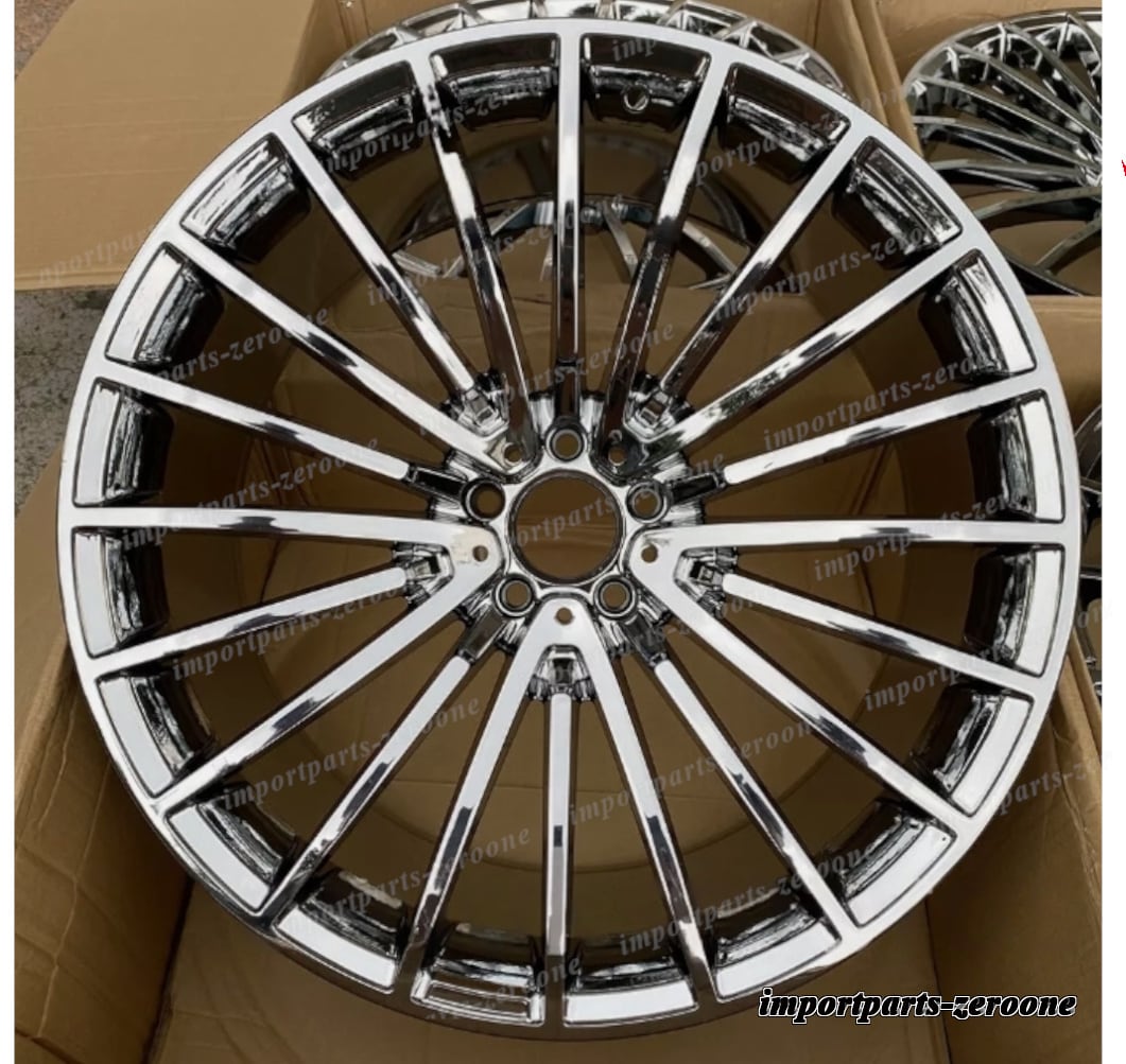 数量限定　22インチ　クローム　ホイール　4本セット メルセデスベンツ　Sクラス　W222　W223　S500　- HU-1037　鍛造　★