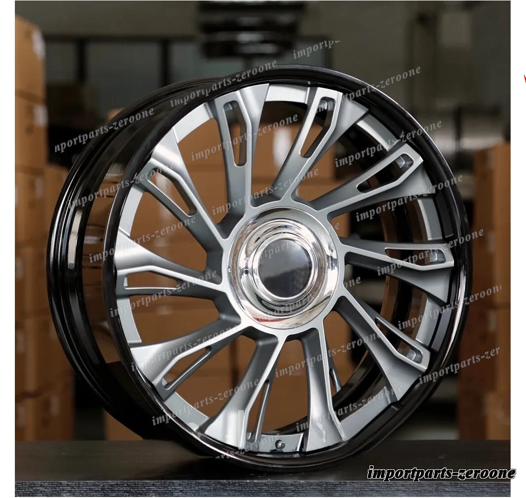 22インチ ロールロイス ゴースト Wraith Dawn グレー 2 ピース ホイール -BRN-12580 鍛造 ★
