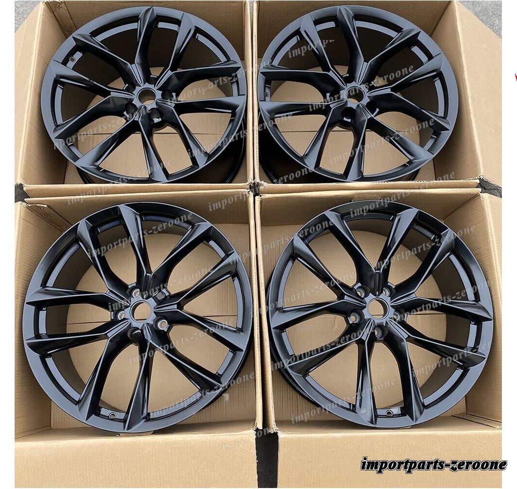 樂天商城 - 20インチ 新しいブラックスタイルホイール 2017+ Tesla モデル 3 20x8.5 オフセット 35 　鍛造-BRN-12185★