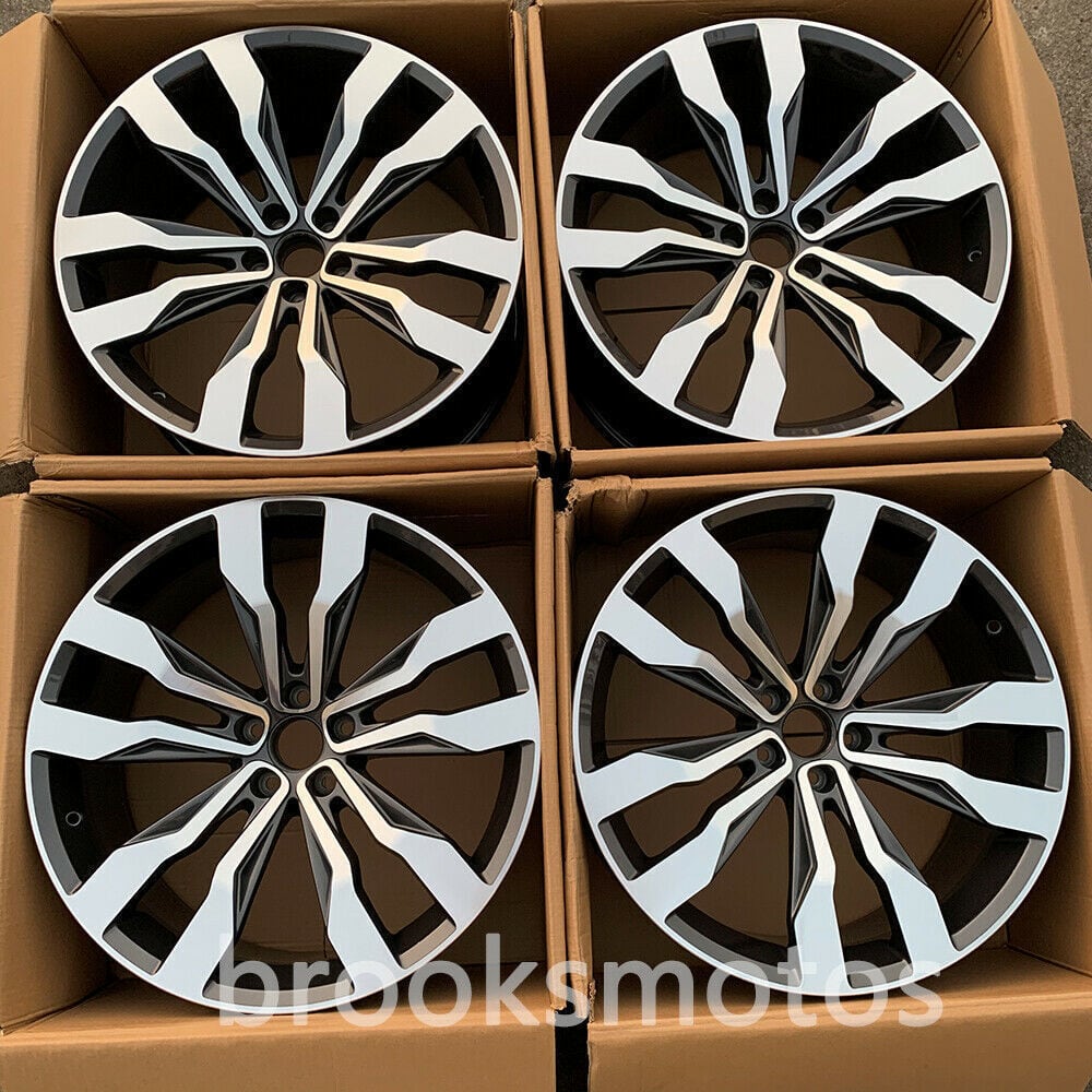 樂天商城 - 21インチ マルチ STYLE GED ホイールセット VW TERMONT ティグアン L 21X9.5 5X112 　鍛造　-BRN-1186★