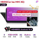 アウディA4L B8 A5 2009-2016 アンドロイドナビ N600 LHD MMI 3G -MDA-1012-4(2)
