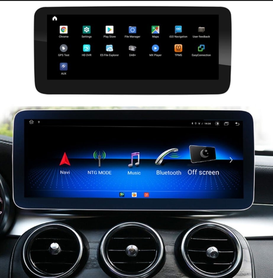 メルセデスベンツEクラス2ドアC207 W207 A207 2009-2016 アンドロイドナビ　Android10　NTG 4.5 LHD 20..