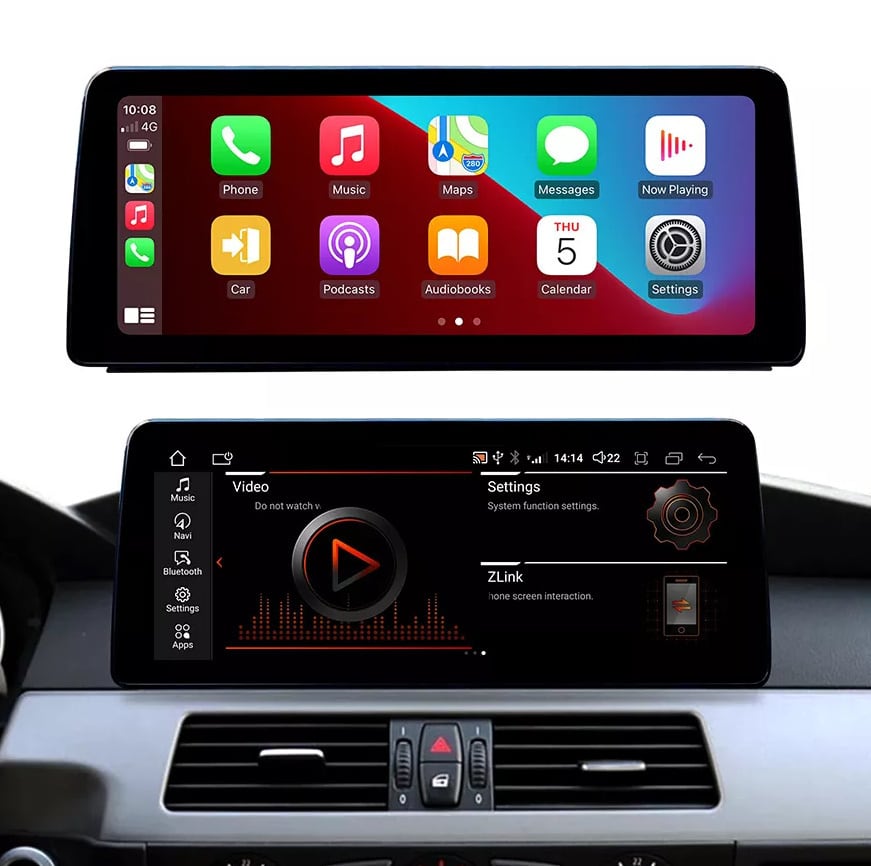 12.3インチ　BMW　5シリーズ　E60　E61　アンドロイドナビ　アンドロイド11　CIC　2G　32GB　　-SZE-1004