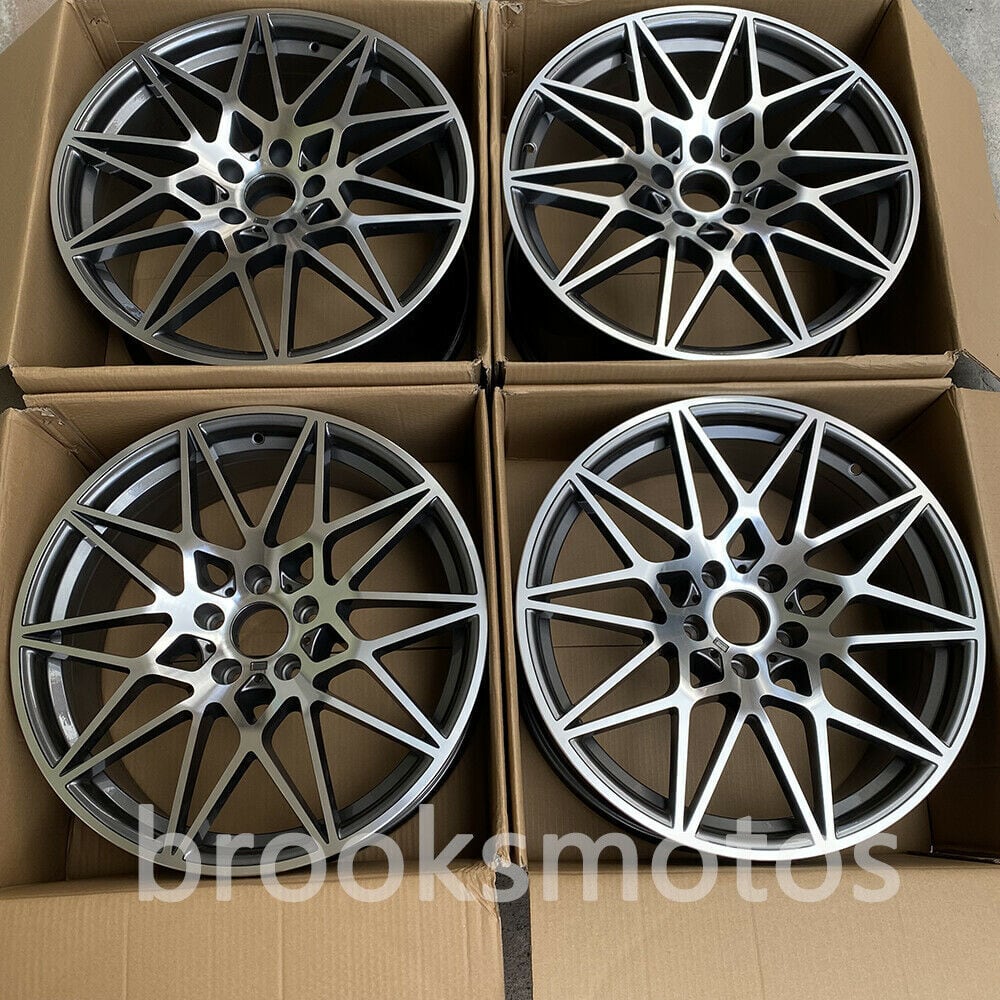 樂天商城 - BMW M2 F87 M3 F80 M4 F82 83 20X8.5 20X10 666 20インチ グレースタイルホイール BRN-1363