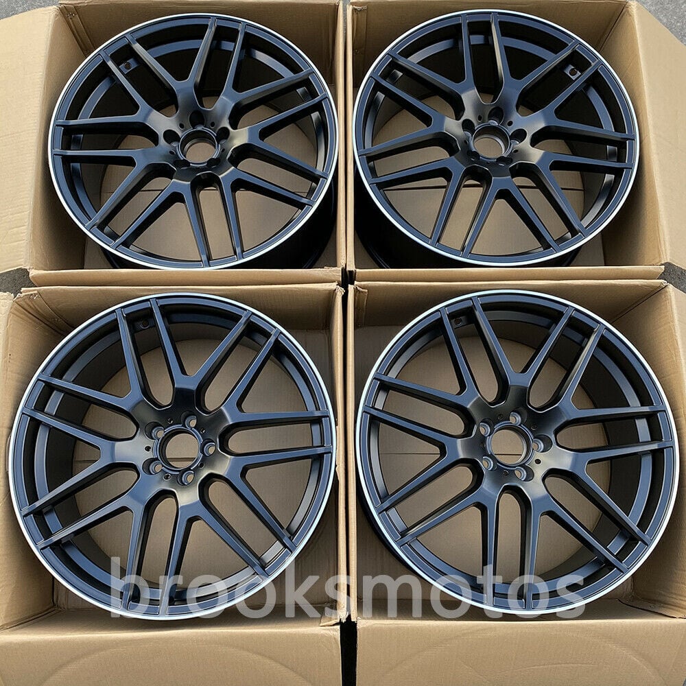 樂天商城 - 22インチ ツイン 7 スポーク Yスタイル ホイール 1998-2017 メルセデスベンツ W463 G Carss BRN-1361