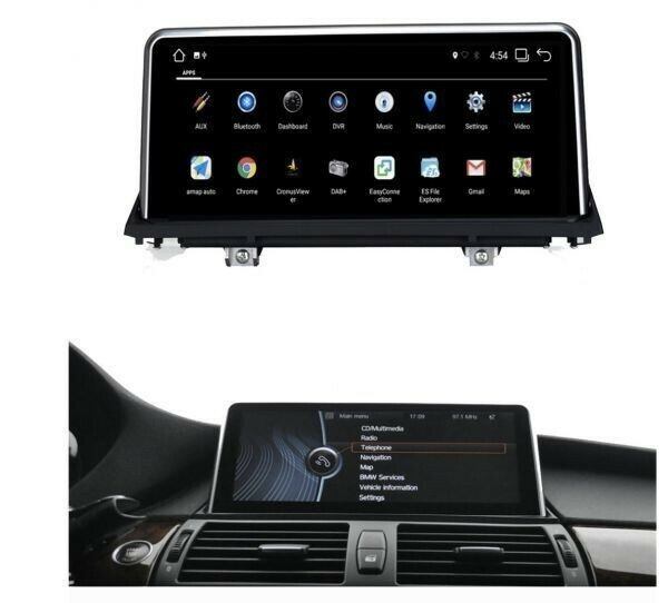 ☆BMW アンドロイド ナビ 日本語　X5 E70 2011-2013 CIC Wi-Fi ユーチューブ 等使用可能1412
