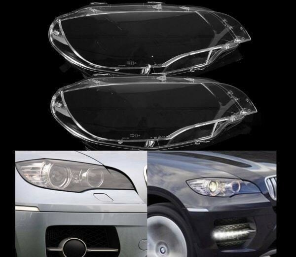 ★BMW X5 M E70 / X6 E71 06-13 ヘッドライト レンズ 左右 新品★1375