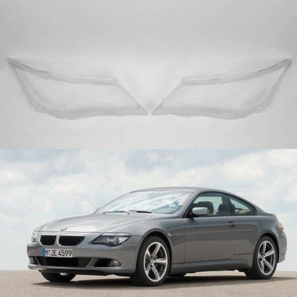 ☆BMW 6シリーズ E63 E64 ヘッドライトレンズ 左右ペアセット 新品☆送料無料！！1127