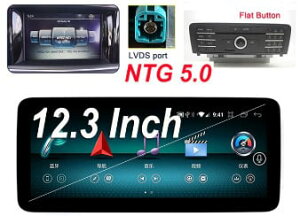 12.3インチ メルセデス・ベンツ Gクラス W463 NTG5.0 アンドロイドナビ アンドロイド12 4G 32GB W176 X117 X156 W463 2015 -2018 ntg 5.0システム -NF-1235-2