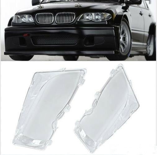 ☆BMW 3シリーズ 01-06 E46 ヘッドライト レンズ 新品 左右セット☆1366