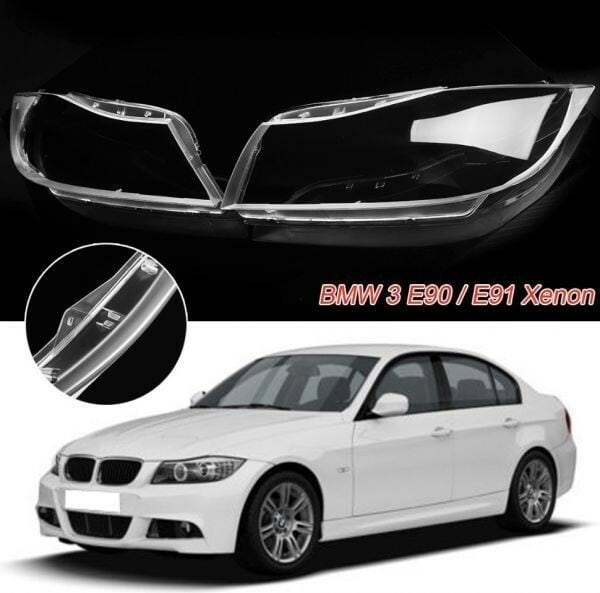 BMW E90 E91 3シリーズ キセノン ヘッドライトレンズ 新品 リペア 交換用1112