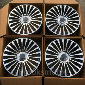 21インチ マルチ スポーク M STYLE ホイールセット ベントレー コンチネンタル フライングスパー 21X9 -BRN-★