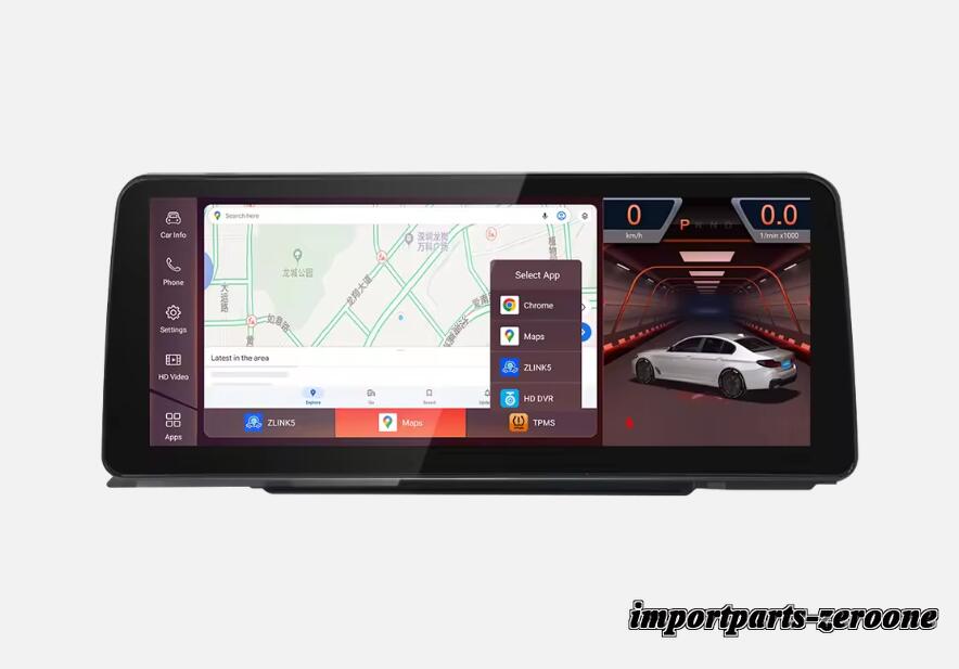 BMW 3シリーズF30 F31 アンドロイドナビ 12.3インチ クアルコム668S 6 + 64G EVO LHD -RA-1215