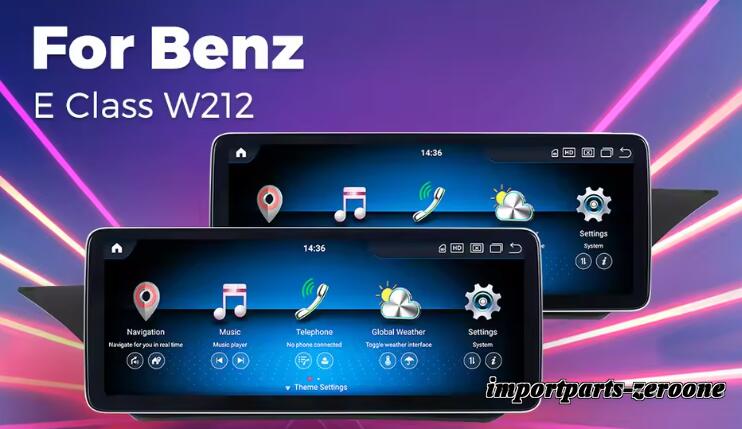 樂天商城 - メルセデス・ベンツ EクラスW212用 アンドロイドナビ 12.3インチ2K 668S 6GB+64GB NTG 4.0 LHD -RA-1275