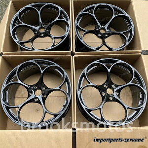 アルファロメオ 4C 960 17インチ 18インチ グロスブラック フルフォージドホイール 17x7 18x8 LI-1605