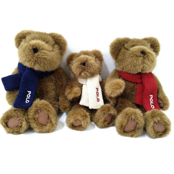 POLO BEAR ( ポロベア ）ぬいぐるみ POLO RALPH LAUREN（ ポロ ラルフローレン ）3体SET 2001年モデルのサムネイル