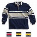 BARBARIAN（バーバリアン）ラガーシャツ ラグビージャージ RUGBY（ラグビー）- Collegiate Stripe (カレッジエイト ストライプ）4color、4size(S,M,L,XL) CLASSIC FIT カナダサイズスペック -カナダ製 Made in Canada