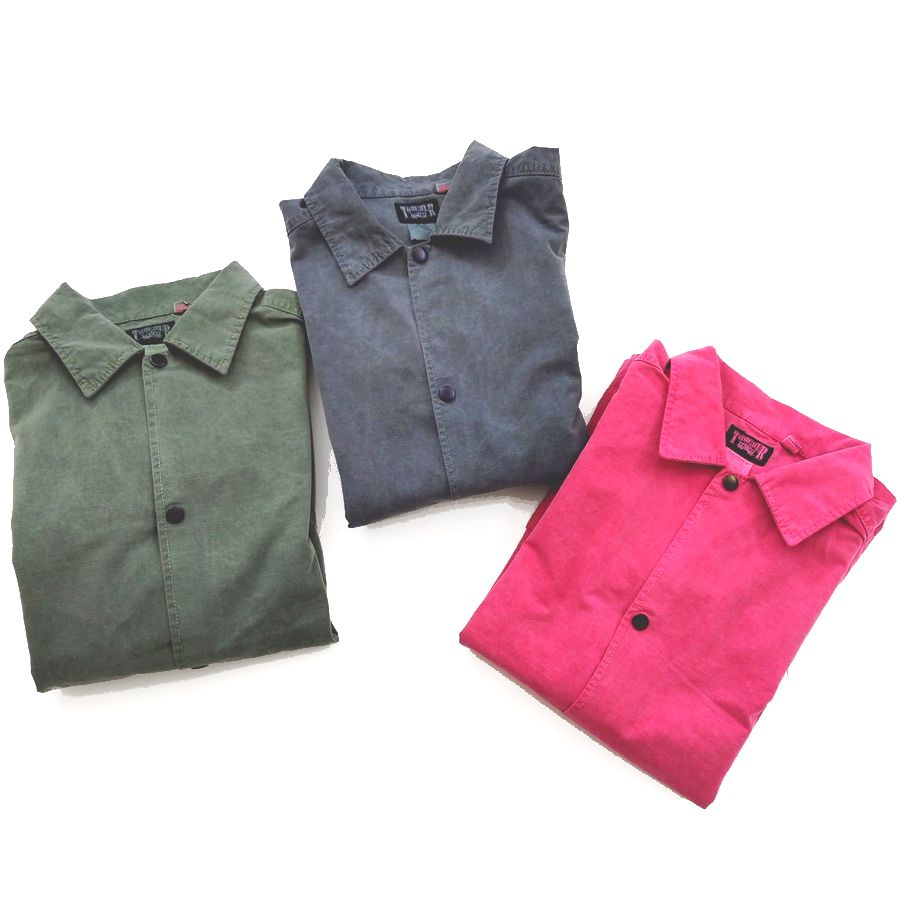 乐天商城 - TOUGHER(タファー）NOB HILL JACKET（ノブヒルジャケット）コーチジャケット 3COLOR 3SIZE MADE IN USA