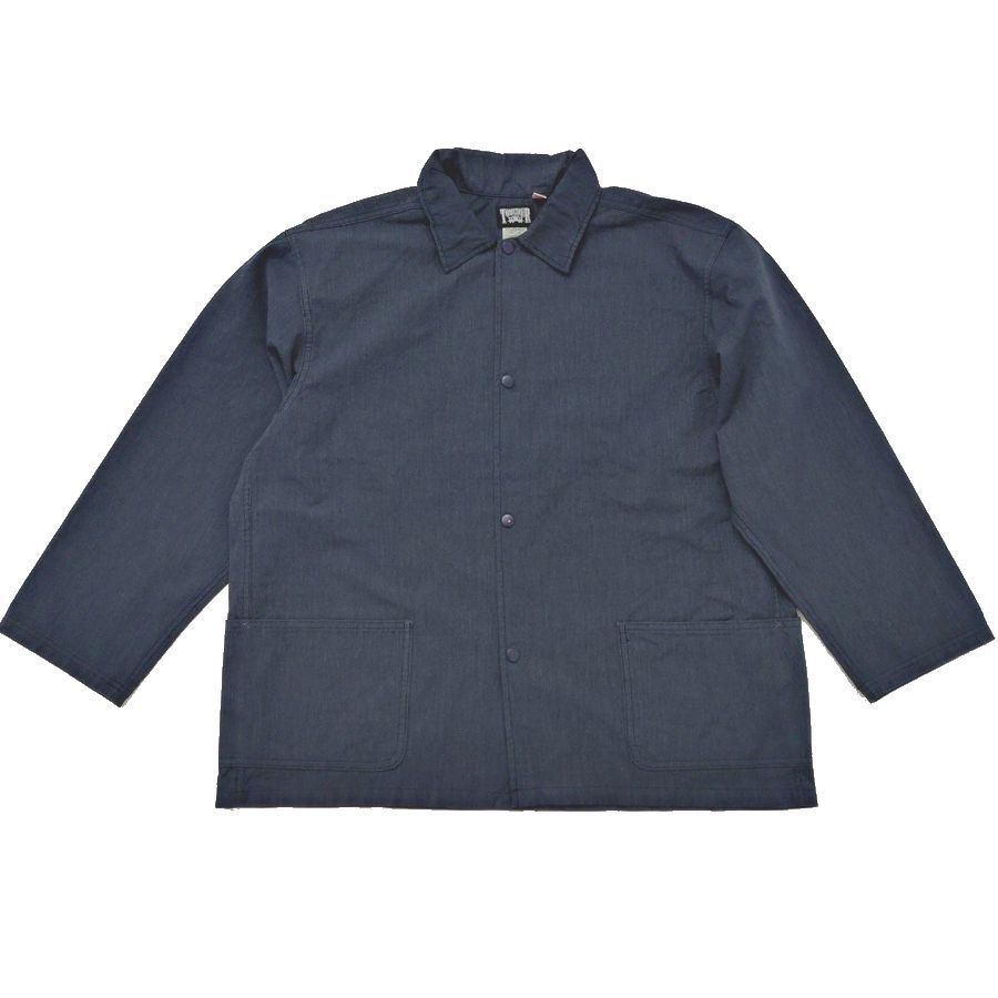 TOUGHER(タファー）NOB HILL JACKET（ノブヒルジャケット）コーチジャケット NAVY 3SIZE MADE IN USA
