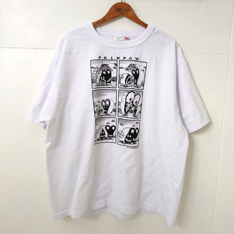 乐天商城 - TOUGHER（タファー）BREA S/S TEE / BLACK&WHITE / WHITE / ティーシャツ / 7.5オンス / MADE IN USA 2026
