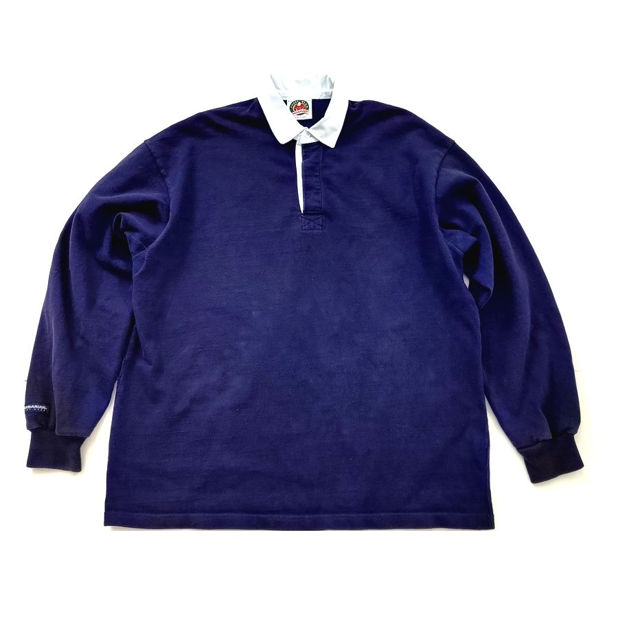 BARBARIAN（ バーバリアン ）ラガーシャツ NAVYー紺 カナダサイズスペック -カナダ製 3XL USED importroots-10002529 Import Roots パッケージ画像