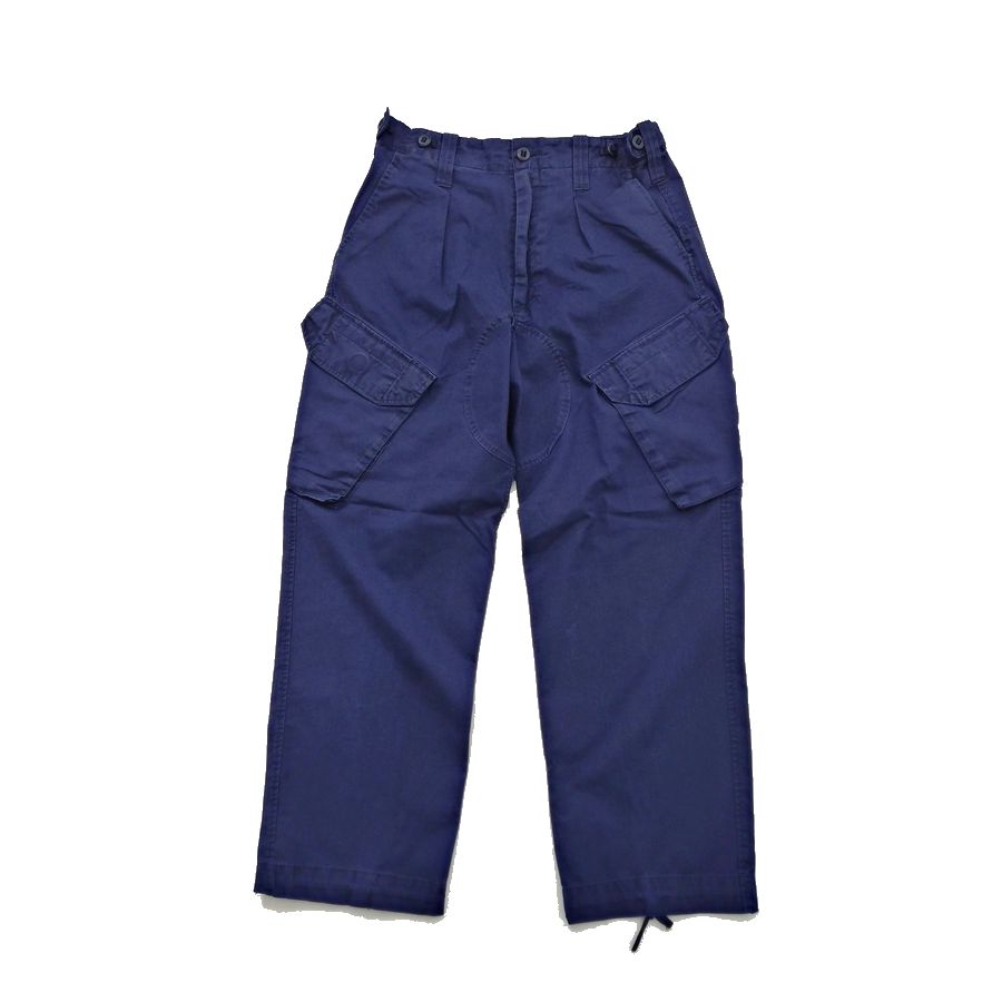 乐天商城 - ROYAL NAVY CARGO PANTS （ ロイヤルネイビー スラントカーゴパンツ ) 後期モデル NAVY（ ネイビー）80/84/88/92【USED】