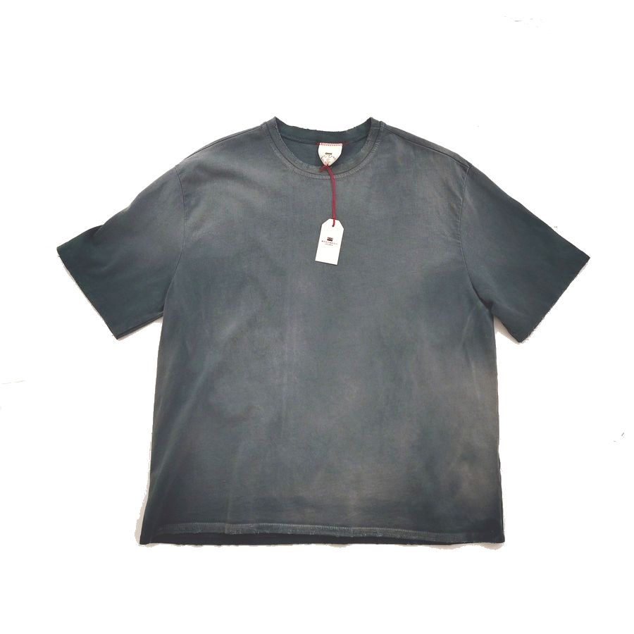 乐天商城 - MOOJI MOOJI(ムージームージー）OVERSIZE CROP T-SHIRTS AGED / EMERALD / Lサイズ / MADE IN USA