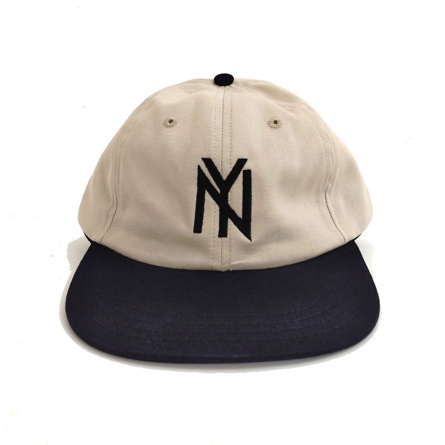 乐天商城 - COOPERSTOWN BALLCAP（ クーパーズタウン ボールキャップ ）1951 NEWYORK BLACK YANKEES（ 1951 ニューヨークブラックヤンキース ）コットンハードバイザー STONE×BLACK / BASEBALL CAP ( ベースボールキャップ ) MADE IN USA （ アメリカ製 ）別注カラー