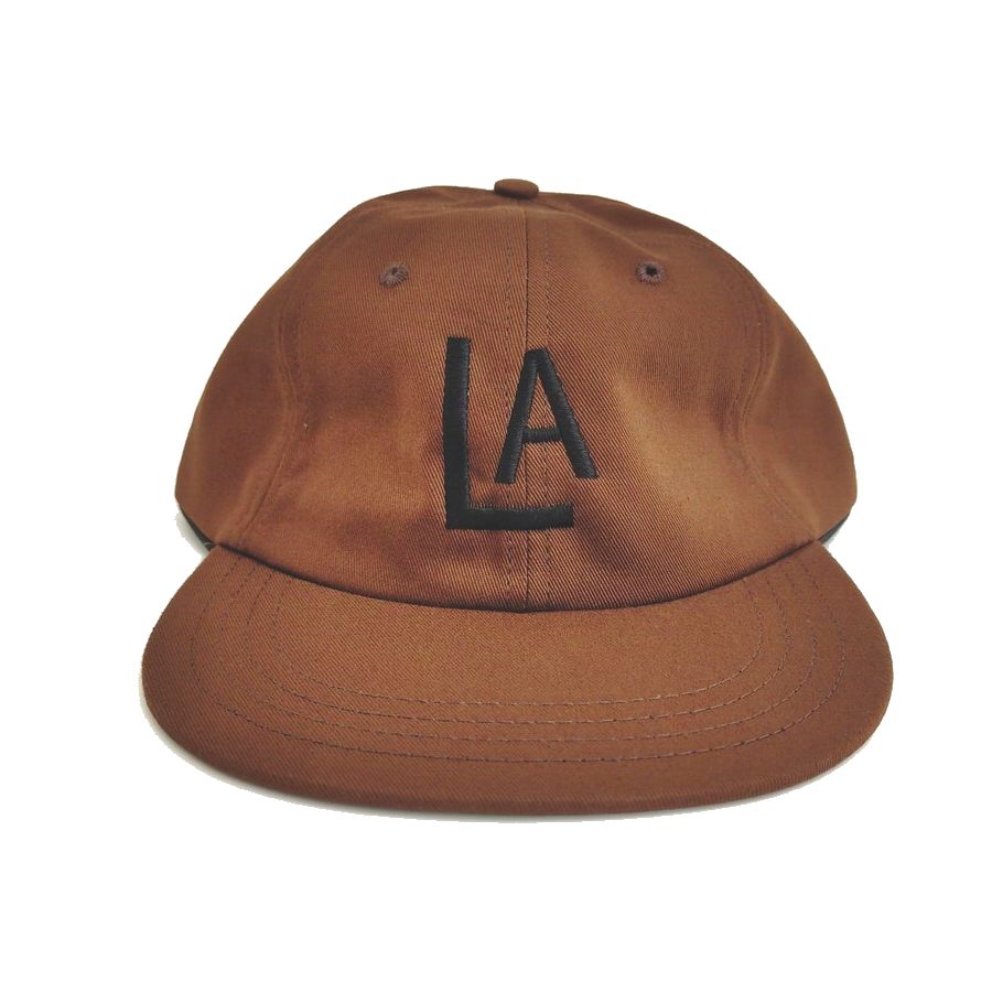 COOPERSTOWN BALL CAP（ クーパーズタウン ボールキャップ ) LOS ANGELES ANGELS1943 ( ロサンゼルスエンジェルス 1943 ) BASEBALL CAP（ ベースボールキャップ ）コットンハードバイザー BROWN（ブラウン） Dリング / MADE IN USA（アメリカ製）