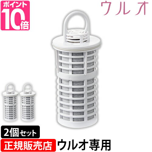正規販売店 浄水ポット 浄水カートリッジ 一人暮らし アパート 安全 塩素 コスパ 交換時期 おすすめ 赤ちゃん カートリッジ 活性炭 浄水力 家庭用 [Etec イーテック ULeAU ポット型浄水器 ウルオ専用 交換用カートリッジ 2個セット ULF-10]のサムネイル